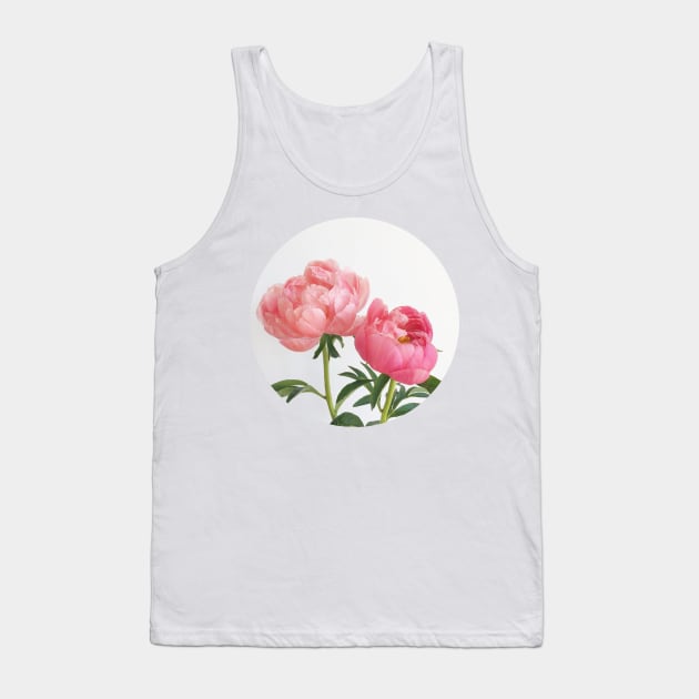 Peonies Tank Top by Cassia